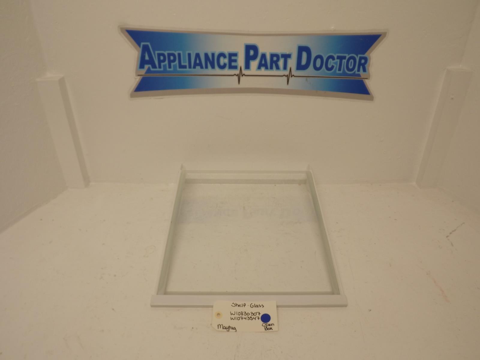 Maytag Refrigerator W10830307 W10743547 Shelf-Glass Open Box Maytag Refrigerator W10830307 W10743547 Shelf-Glass Open Box